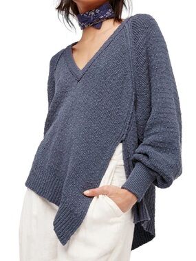 Free People West Coast Cotton Pullover sweater | Size XS | oversized